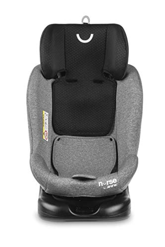 Nurse Roll 360º Silla De Coche Grupo 0 1 2 3, De 0 A 36Kg, Rotación 360, Isofix Y Top Tether, Máximo Reclinado, Incluye Reductor