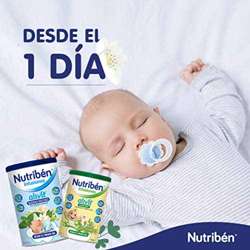 Nutribén Infusión Alivit Buenas Noches con tila, melisa y azahar desde el primer día, 150gr.