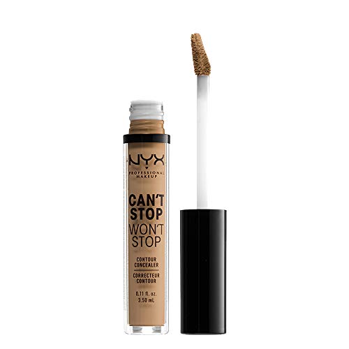 NYX Professional Makeup Corrector No Comedogênico, Waterproof y de Larga Duración Can't Stop Won't Stop 24H, Pack de 1