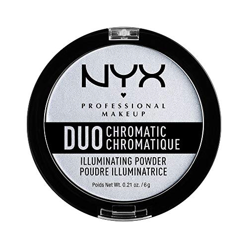 Nyx Professional Makeup Polvos Iluminadores Duo Chromatic Tono 1 Twilight Tint 6 G