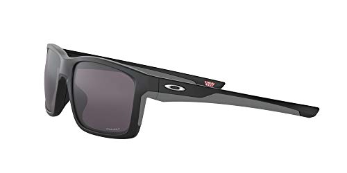 Oakley Mainlink Gafas de sol para hombre, polarizadas, Negro, 57