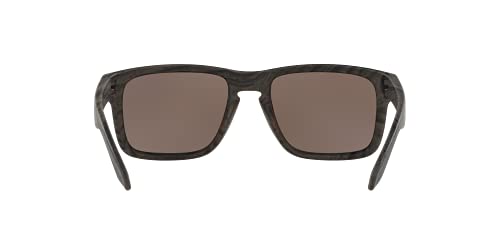 Oakley OO9102 Holbrook Gafas de sol + Vision Group Paquete de accesorios, Woodgrain/Prizm Daily Polarized (9102b7),