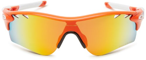 Oakley Radarlock - Gafas de Sol para Hombre Naranja Blood Orange/Fire Iridium Polarized Vented & Persimmon Vented Path Talla:Talla única