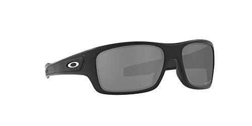 Oakley Turbine XS, Gafas Unisex Adulto, Mattschwarz/Prizm Schwarz Polarisiert