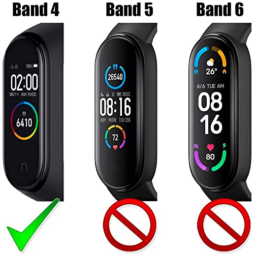 OcioDual Correa de Repuesto Compatible con Xiaomi Mi Smart Band 3 4 Negra Recambio Silicona Suave Flexible Pulsera Brazalete