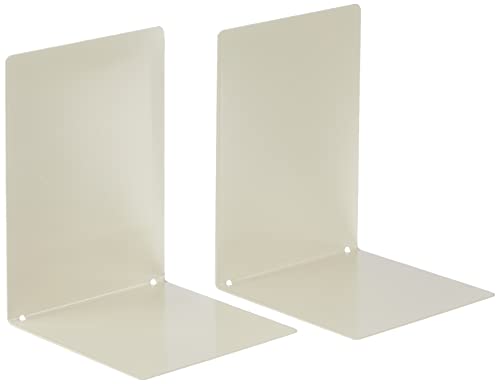 Officemate - Sujetalibros de Metal, 2 unidades, 120x120x160mm, color blanco