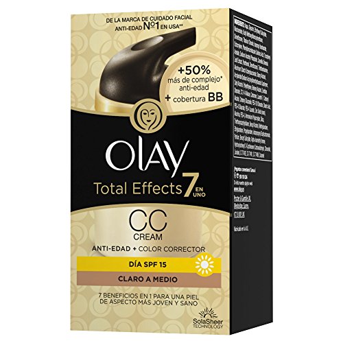 Olay Total Effects 7 en 1 CC Cream Hidratante Claro a Medio - 50 ml