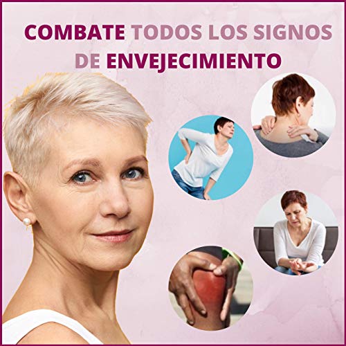 ONLY FOR WOMAN PLUS - Colágeno Hidrolizado Puro + Magnesio + Ácido Hialurónico + Condroitina + Coenzima Q10 + Vitamina D3 + Calcio + Glucosamina + Harpagofito – Producto del Año - 90 comp.