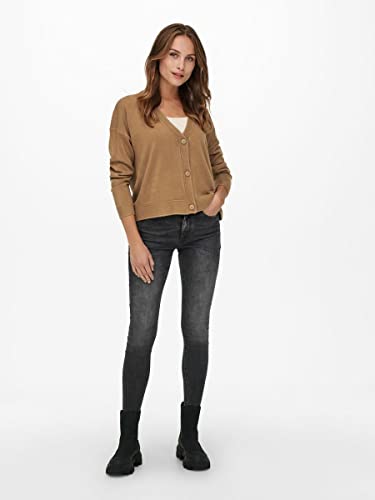 Only Onlamalia L/S Button Cardigan CC Knt Jersey, Coconut Toasted, M para Mujer