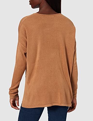 Only Onlamalia L/S V-Neck Pullover CC Knt Sudadera, Coconut Toasted, L para Mujer