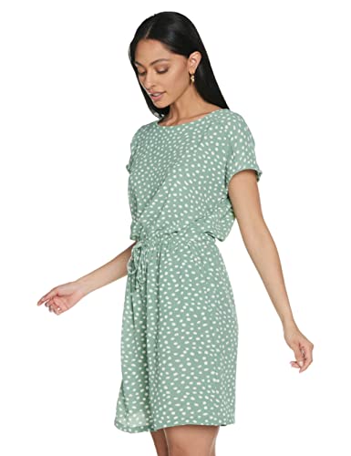 Only Onlmariana Myrina S/s DET Dress Noos Wvn Vestido Casual, Chinois Green, 40 para Mujer