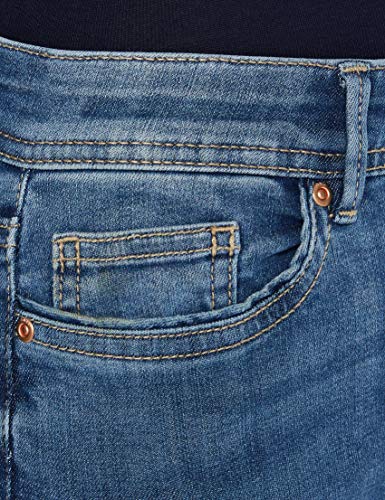 Only Onlwauw Life Mid Skinny Bj114-3 Vaqueros, Medium Blue Denim, 34 Large para Mujer