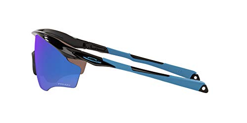 OO9343 M2 Frame XL Sunglasses, Polished Black/Prizm Sapphire, 45mm