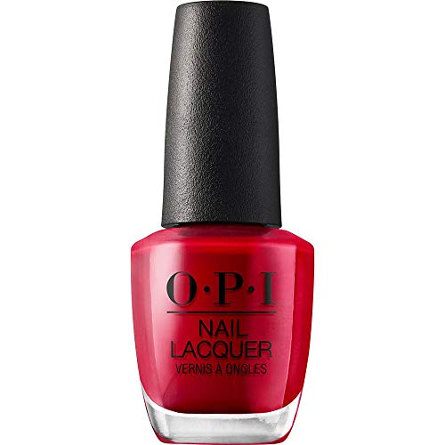 OPI Nail Lacquer - Esmalte Uñas Duración de Hasta 7 Días, Efecto Manicura Profesional, 'The Thrill of Brazil' Rojo - 15 ml