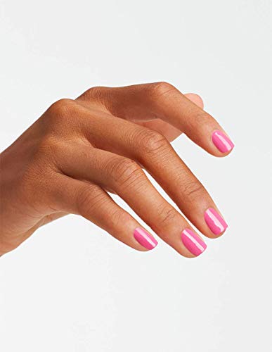 OPI Nail Laquer - Esmalte Uñas Duración de Hasta 7 Días, Efecto Manicura Profesional, 'Shorts Story' Rosa - 15 ml