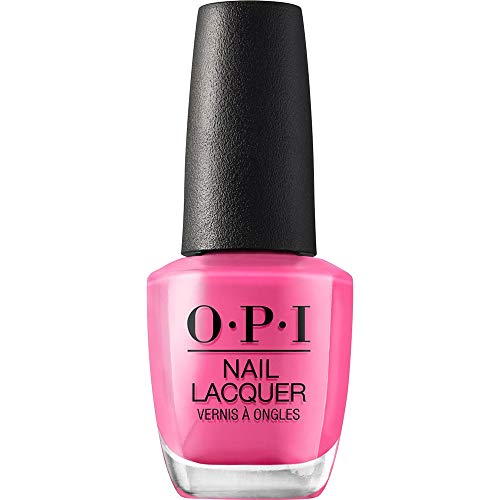 OPI Nail Laquer - Esmalte Uñas Duración de Hasta 7 Días, Efecto Manicura Profesional, 'Shorts Story' Rosa - 15 ml