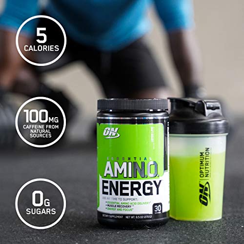 OPTIMUM NUTRITION Essential Amino Energy - Sabor Lima Limón - 30 Porciones