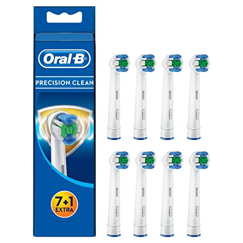 Oral-B Precision Clean - Cabezal (8 Pieza(s), color Azul, Blanco, 7+1er Pack, 7000 g - Pack de 8