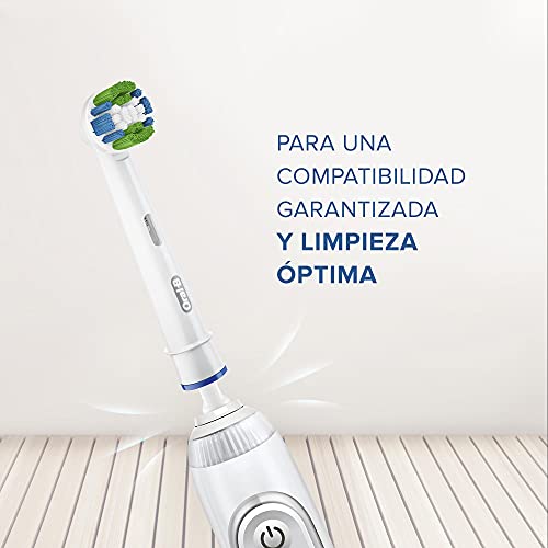 Oral-B Precision Clean Recambios Cepillo de Dientes Eléctrico, Pack de 8 Cabezales con Tecnología Clean Maximaiser, Blanco - Originales