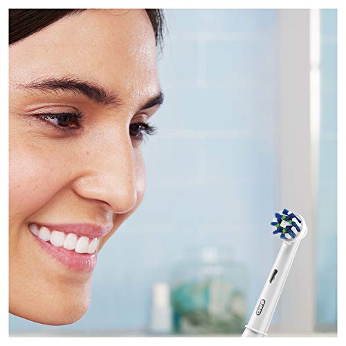 Oral-B Pro 1750 - Cepillo eléctrico eléctrico recargable con 1 mango sensor de presión, 1 cepillo y 1 funda de viaje, elimina hasta 100% de placa dental, idea regalo