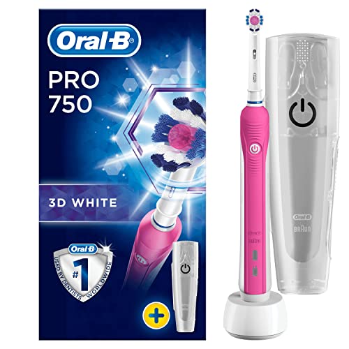 Oral-B PRO 750 3DWhite Adulto Cepillo dental oscilante - Cepillo de dientes eléctrico (330 g, 100 mm, 178 mm, 253 mm, 490 g, 1 pieza(s))