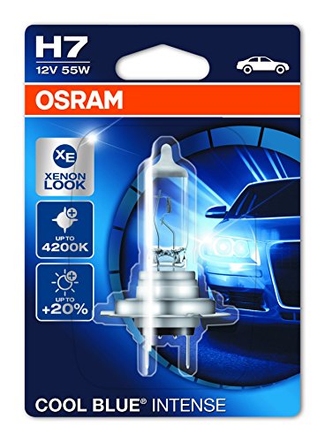 Osram 64210CBI-01B Cool Blue Intense H7 Lámpara para Faros Halógena de 12 V en Blister, COOL BLUE INTENSE Blister H7