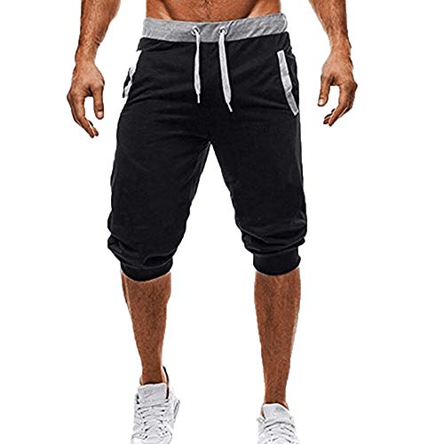 Overdose Pantalones Cortos Hombre Deportivos Jogging Elástico Culturismo Bermuda Pantalones de Chándal Pantalones Cortos Hombre Gimnasio Playa Pantalones Elasticos