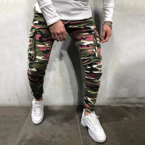 Overdose Pantalones Hombre Pantalon Militar Mujer Verde Pantalones Elasticos Mujer Pantalones de Vestir Pantalones de Bolsillo