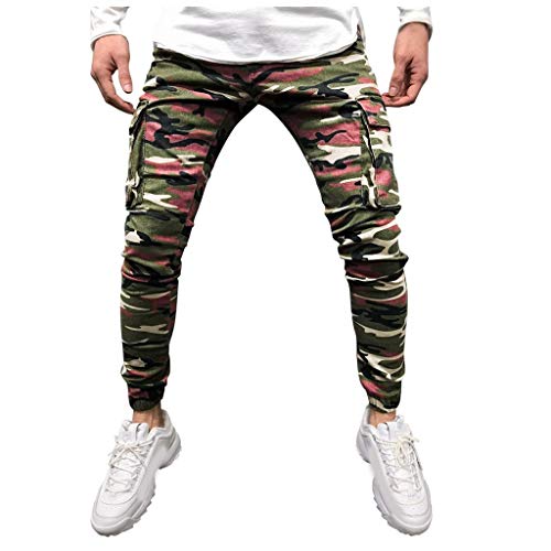 Overdose Pantalones Hombre Pantalon Militar Mujer Verde Pantalones Elasticos Mujer Pantalones de Vestir Pantalones de Bolsillo