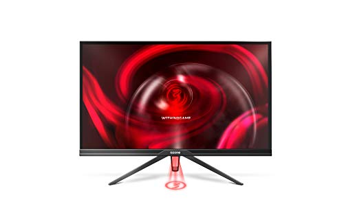 Ozone Monitor Gaming DSP27 IPS -OZDSP27IPS- Monitor 27" Diseñado para Gaming, Pantalla 2560x1440 2K QHD Full HD, Base Sólida, 1ms, 144hz, Freesync, HDR, HDMI, Negro