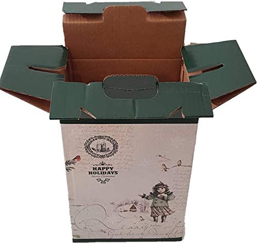 Pack 20 cajas para 4 botellas lote navidad