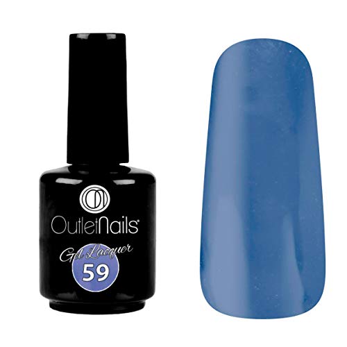 Pack Esmaltes Semipermanentes 5uds de Outlet Nails Gel Lacquer 15ml | Made in Eu | Colores Nº 59, 61, 62, 66, 67