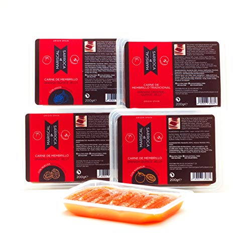 Pack Membrillos 4 x240g Mariscal & Sarroca : Original, con Naranja, con Nueces y con Higos