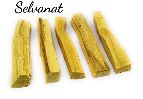 Palo Santo 55-60 gr Madera Sagrada Limpia equilibra y armoniza Las energías Protección Espiritual 100% Natural y Sostenible - Corte Artesanal