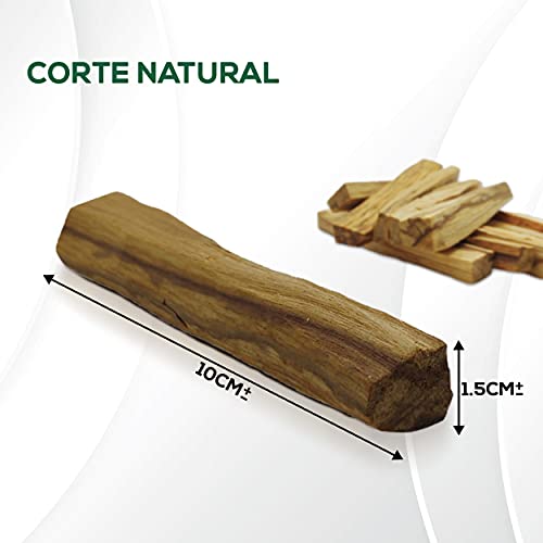 Palo Santo Incienso Natural - 100 Gramos - Madera Sagrada de Palo Santo 100% Natural - Origen en Perú - De Corte Rústico XL