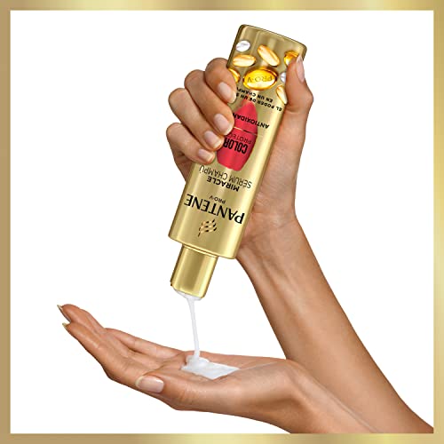 Pantene Pro-V Champú Miracle Serum Color Protect con antioxidantes, para pelo teñido, la eficacia de un sérum en un champú, 225ml x 6.