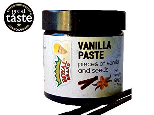 Pasta de vainilla Bourbon para reposteria 50g - Perfecta para hornear, Vainilla pura seleccionada a mano, Great Taste award 2020…