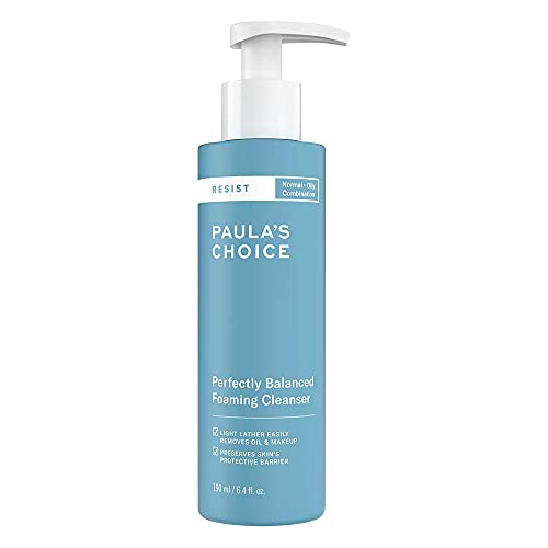 Paula's Choice Resist Antiedad Espuma Limpiadora Facial - Combate los Puntos Negros, Poros y Imperfecciones - con Ácido Hialurónico - Pieles Mixtas a Grasas - 190 ml