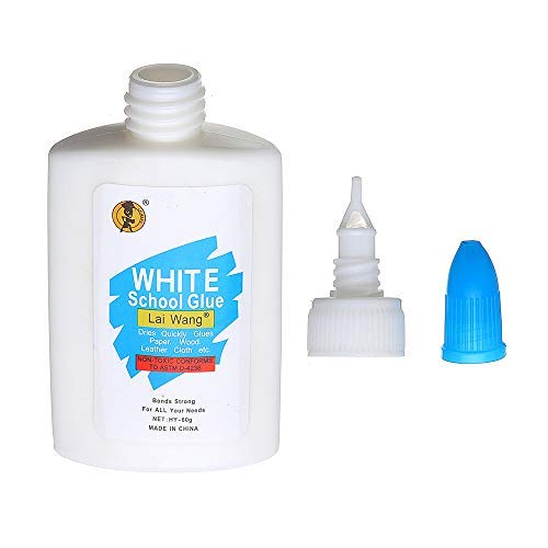 Pegamento de látex blanco no tóxico para escuela, hecho a mano, 60 ml