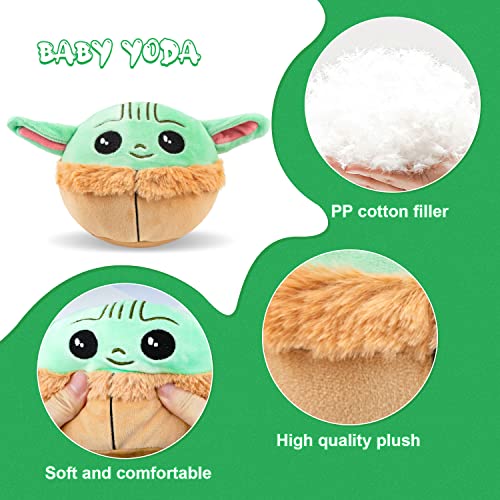 Peluche de Star Wars Bebé,The Mandalorian Peluche,Baby Yoda Juguete de Peluche,Yoda Peluche Muñeca de Peluche,Star Wars Plush Doll Toy,Lindo Juguete Peluche,Regalo para Fans y Coleccionistas (13cm)