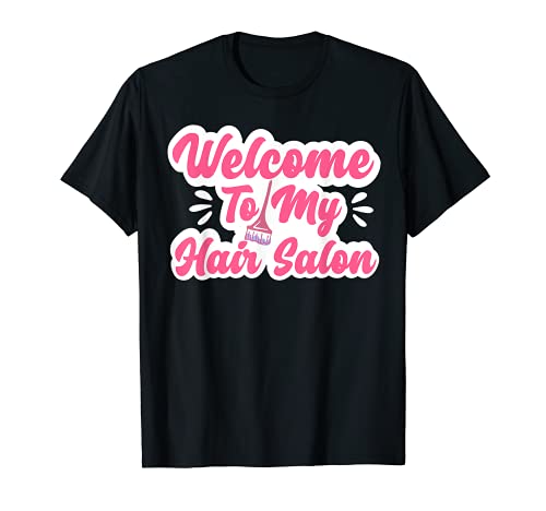 Peluquería Tienda Propietario Diseño Lindo Peluquería Peluquería Camiseta