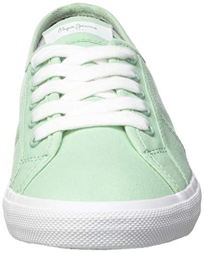 Pepe Jeans Aberlady Ecobass, Zapatillas Mujer, Azul Menta 603, 39 EU