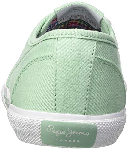 Pepe Jeans Aberlady Ecobass, Zapatillas Mujer, Azul Menta 603, 39 EU