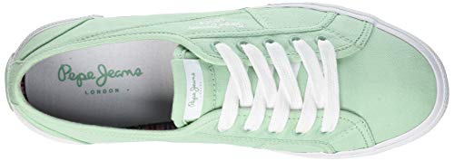 Pepe Jeans Aberlady Ecobass, Zapatillas Mujer, Azul Menta 603, 39 EU