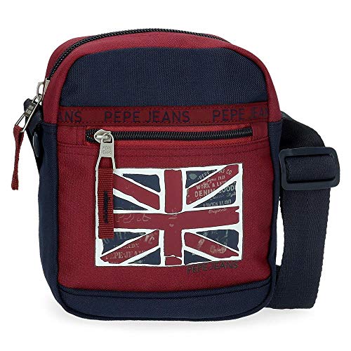 Pepe Jeans Andy Bandolera Rojo 17x21x7 cms Poliéster