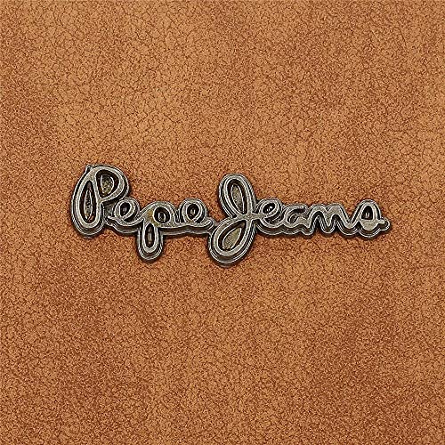 Pepe Jeans Aure Cartera de cremallera Marrón 20x10x2 cms Piel sintética