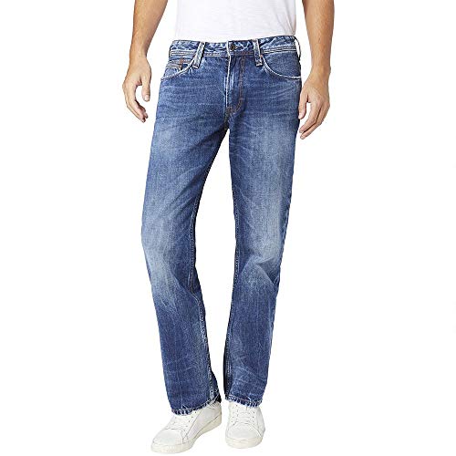 Pepe Jeans New Jeanius Jeans, 000denim, 40 para Hombre