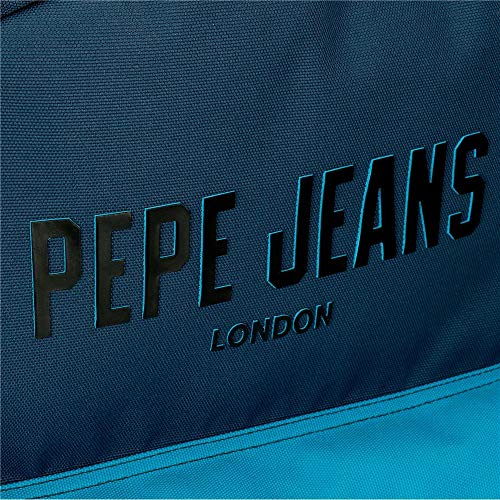 Pepe Jeans Skyler Bandolera Azul 17x21x7 cms Poliéster