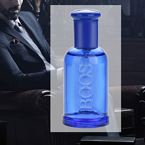 Perfume Clásico de Colonia para Hombres de 50 Ml, Eau de Toilette de Larga Duración para Caballeros Maduros, Tentaciones, Perfume Sexy, Regalo para Esposo, Padre,(6008-2 Azul caballero confiado)