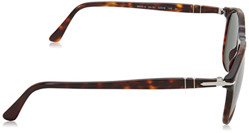 Persol 0po9649s Gafas de Sol, Marrón (Havana/Green), 55 Unisex-Adulto